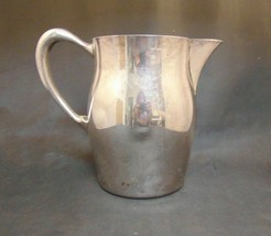 SHERIDAN Silver Plated Pitcher Jug, Simple Clean Lines, 7-inch VINTAGE - £15.80 GBP