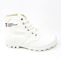Palladium Pallabrousse Legion Wax Star White Mens Size 8 Boots 77018 116 - $64.95