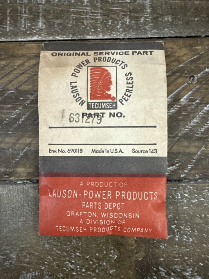 Tecumseh Lauson Power Products Part 631279 - $11.76