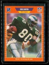 Vintage 1989 Nfl Pro Set Football Card #314 Cris Carter Philadelphia Eagles - £3.31 GBP