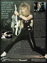 Doug Marks Metal Method Guitar Video Lessons 1989 advertisement 8 x 11 ad print - £3.38 GBP