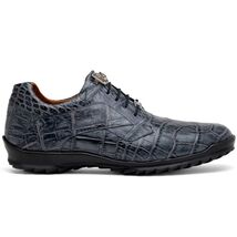 Genuine alligator sneaker Shoes Unique rustic finish Vulcan Rustic Gray image 2