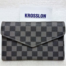Krosslon RFID Passport Holder Travel Wallet Documents Organizer Purse - £12.64 GBP