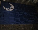 5X8 Ft Liberty In Moon Embroidered Nylon Flag 5&#39;X8&#39; Grommets - £62.91 GBP