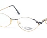 Vintage Jo Meurer Von Yabi Spirit 542 F958 Gold Silber Schwarz Brille 48... - $86.12