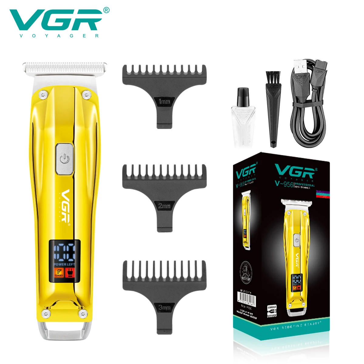 VGR Hair Clipper Electric Hair Cutting Machine Cordless Haircut Machine - £20.28 GBP+