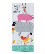 Kay Dee designs kitchen towel dual purpose terry rabbit Easter R9382 she... - $167.88 MXN