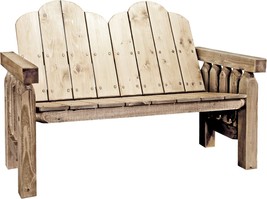 Montana Woodworks, Exterior Stain Homestead Collection Deck Bench, Stain &amp; Clear - £412.82 GBP