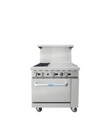 Stove AGR-2B24GR  36&quot; Gas 2 Burner w/24&quot;Griddle Restaurant Range, Free L... - $3,811.80 CAD