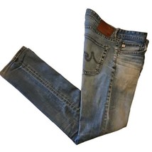 AG Adriano Goldschmied The Matchbox Slim Straight Jeans Mens 33 AG-ED Distressed - £27.13 GBP