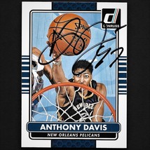 Anthony Davis autograph signed 2015 Panini card #50 Pelicans  - £59.75 GBP