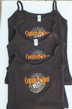 3 @ CAPTAIN MORGAN RUM Black Pre-shrunk Cotton Tank Tops Size M &amp; L ~ SH... - $29.99
