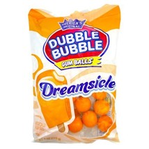 America&#39;s Original Dubble Bubble 4 oz DREAMSICLE Gum Balls Orange Popsicle x9/25 - £6.32 GBP