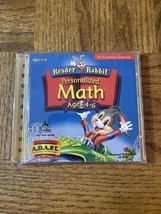 Reader Rabbit Personalized Math Ages 4-6 PC Game - £54.34 GBP