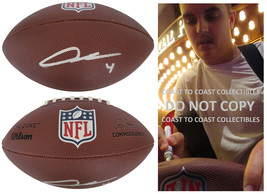 Aidan O&#39;Connell Signed Football Proof COA Autographed Las Vegas Raiders ... - $197.99