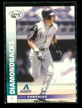 2002 Donruss Leaf Baseball Trading Card #4 Luis Gonzalez Arizona Diamondbacks - £6.61 GBP