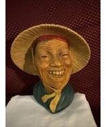 Vintage Bossons Coolie ChalkWare Wall Mask (1963) Made In England - $540.62 MXN Vintage Bossons Coolie ChalkWare Wall Mask (1963) Made In England - $540.62 MXN