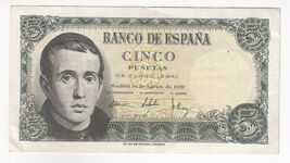 Spain, 5 PESETAS, 1951, P140, XF+-
show original title

Original TextEsp... - $11.25