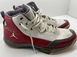 Nike Air Jordan Retro 14 Sneakers Shoes Mens 12 Red White 313626-102 - £20.95 GBP