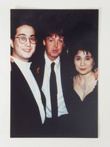 Vintage 3.5x5 Photo of Sean Lennon Paul McCartney Yoko Ono The Beatles Candid - £6.25 GBP