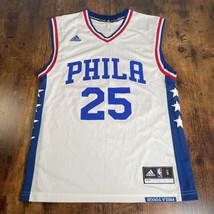 Youth Adidas NBA Phila Sixers Ben Simmons jersey No 25 White Sz Small - £15.68 GBP