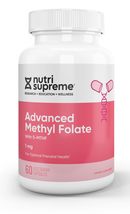 Nutri Supreme Advanced Methyl Folate (5- MTHF) 1mg 60 Count - £17.33 GBP