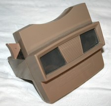 Vintage 1970s Tan Brown VIEWMASTER Viewer Sawyer&#39;s View Master No Reels - £14.00 GBP