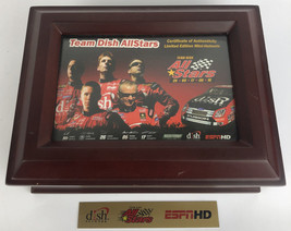 5 x ESPN Team Dish Allstars Nascar Mini Helmets with Real Wood Presentation Box - £27.42 GBP