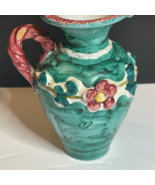 Vintage Bitossi Italian Art Pottery pitcher w/embossing - £44.42 GBP