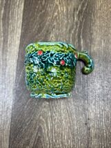 Vintage Napcoware Holly &amp; Berry Green Coffee Punch Mug Cup Replacement X... - $7.00