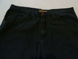 EST Mens 100% Cotton Jeans  Black W 44  I 28 straight leg - $336.54 MXN