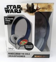 Disney Star Wars The Mandalorian The Child Baby Yoda Adjustable Kids HEADPHONES - $13.36