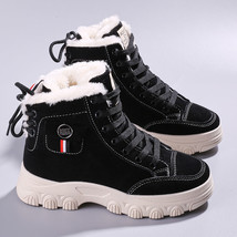 Women Boots Winter Warm Snow Boots Women Faux Suede Ankle Boots for Female Winte - £41.74 GBP