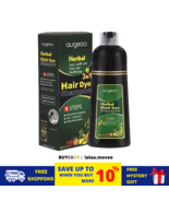 500ml Augeas Herbal 3 In 1 Hair Dye Shampoo (Black) - Free Shipping - £39.06 GBP