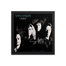Van Halen signed &quot;OU812&quot; album Reprint - £58.85 GBP