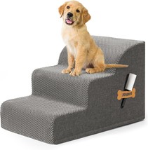 Dog Stairs, High Density Foam Dog Steps For High Bed And Couch, Dog Ramp, Pet St - $38.99