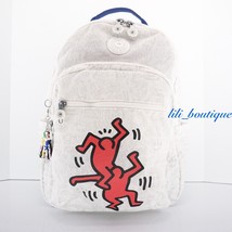 NWT Kipling KI6498 Keith Haring Seoul Backpack Laptop Travel Bag Public Art $154 - £111.07 GBP