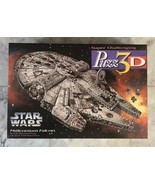 Star Wars Millennium Falcon Puzz 3D Puzzle - 857 Pieces - 1995 New Open Box - $47.31 CAD