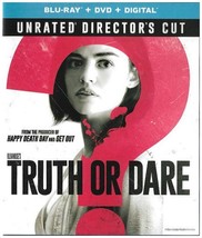 Blu-Ray - Truth Or Dare: Unrated Director&#39;s Cut (2018) *Lucy Hale  / Horror* - £5.54 GBP