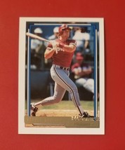 1992 Topps Gold Winner Darren Daulton #244 Philadelphia Phillies FREE SHIPPING - £1.43 GBP