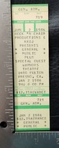 GENERAL PUBLIC / MICK JONES / THE CLASH 1986 UNUSED WHOLE CONCERT TICKET - £15.69 GBP