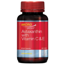 Microgenics Astaxanthin High Strength With Vitamin C &amp; E - 60 Capsules - £79.34 GBP