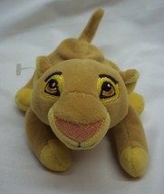 Walt Disney Store Lion King YOUNG SIMBA LION 6&quot; Bean Bag Stuffed Animal Toy 90&#39;s - £13.06 GBP
