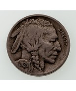 1920-D 5C Buffalo Nickel in Very Fine VF Condition, Bold Date, Strong Li... - $179.14 CAD