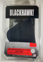 Blackhawk LG Auto 4.5”-5” Barrel Hip Holster Ambidextrous Black Nylon 03... - £12.89 GBP