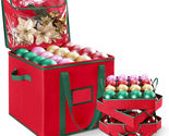 GRANNY SAYS Christmas Ornament Storage Box Decor Organizer with 4 Trays Red - $28.91