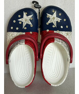 Crocs Classic TEXAS FLAG USA Colors Unisex CLOGS Size Mens 8 Womens 10 P... - $84.15 CAD