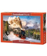 1000 Piece Jigsaw Puzzle, Steam Train, Mountain Train, Locomotive Puzzle... - $19.99