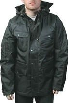 KR3W Wade Nylon Insulated Black Fall Winter Jacket - £94.30 GBP