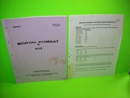 Mortal Kombat 3 Kit Original 1995 Video Arcade Game Operation Manual Vin... - £19.80 GBP